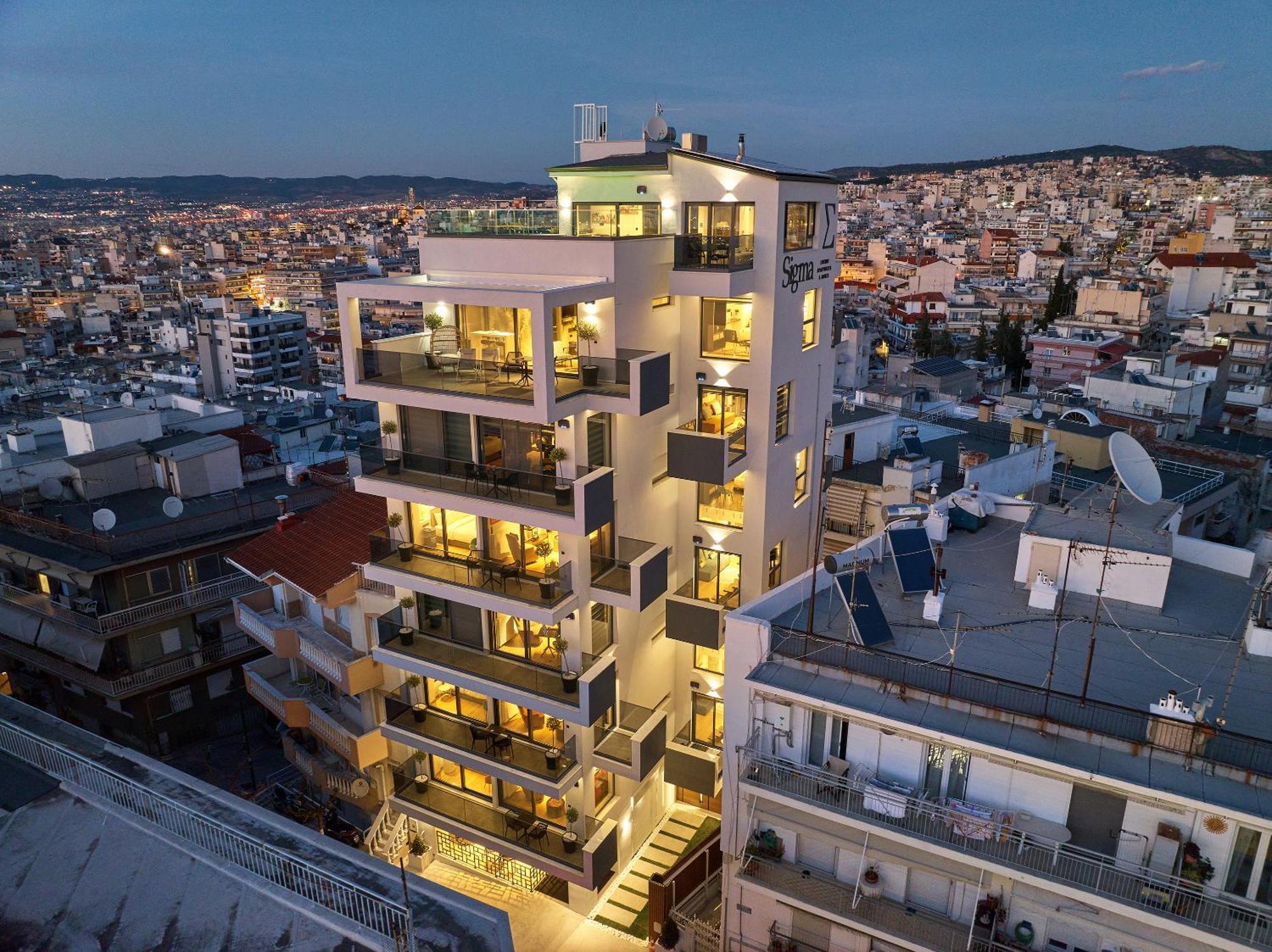 סלוניקי Sigma Suites Hotel מראה חיצוני תמונה